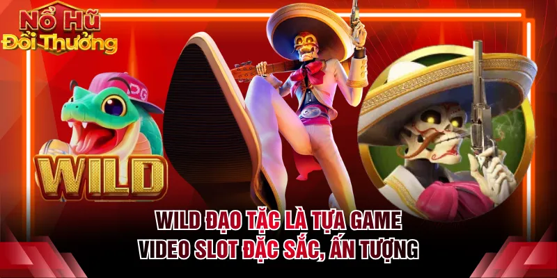 Wild Đạo Tặc là tựa game video slot đặc sắc, ấn tượng
